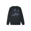 Distorted Court Long Sleeve T-Shirt Asia Sizing “Black”