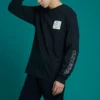 Distorted Court Long Sleeve T-Shirt Asia Sizing “Black”