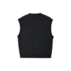 Double Twill Knit Vest Asia Sizing “Black”