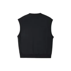 Double Twill Knit Vest Asia Sizing “Black”