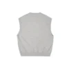 Double Twill Knit Vest Asia Sizing “Grey”