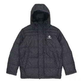 Down Fill Puffer AOP Jacket Asia Sizing “Black”