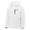 Down Fill Puffer AOP Jacket Asia Sizing “White”