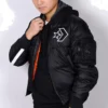 Down Jacket Asia Sizing “Black White”