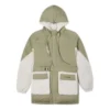 Down Jacket Asia Sizing “Olive Green White”