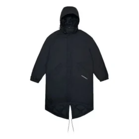 Down Long Trench Coat Asia Sizing “Black”