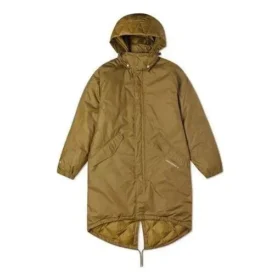 Down Long Trench Coat Asia Sizing “Brown”