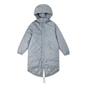 Down Long Trench Coat Asia Sizing “Grey”