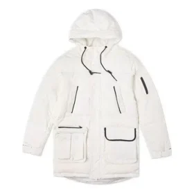 Down Mid Length Jacket Asia Sizing “White”