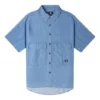 Elevated Chambray Shirt Asia Sizing “Indigo Blue”