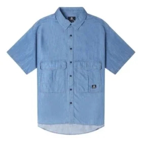Elevated Chambray Shirt Asia Sizing “Indigo Blue”