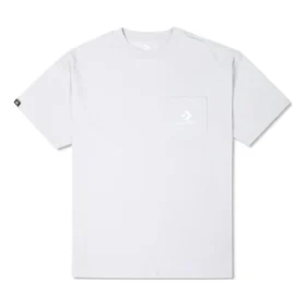 Embroidered Pocket T-Shirt Asia Sizing “White”