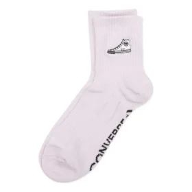 Embroidered Sneaker Patch Quater Socks Two Pairs “Pink” Embroidered Sneaker Patch Quater Socks Two Pairs “Pink”