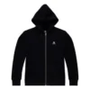 Embroidered Star Chevron Full-Zip Hoodie Asia Sizing “Black”