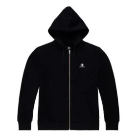 Embroidered Star Chevron Full-Zip Hoodie Asia Sizing “Black”