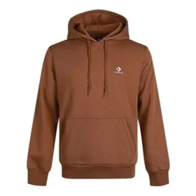 Embroidered Star Chevron Pullover Hoodie Asia Sizing “Brown”