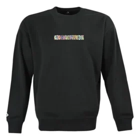 Embroidered Workmark Fleece Crew Asia Sizing “Black”