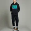 Equip Worldwide Graphic Hoodie Asia Sizing “Black”