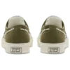 Faux Fur-Lined Leather Jack Purcell “Green White”