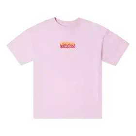 Flaming Logo Oversized T-Shirt Asia Sizing “Pink”