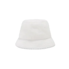 fleece bucket hat “White”