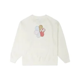 Floral Crewneck Asia Sizing “White”