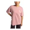 Floral Graphic Crew Tee Asia Sizing “Pink”