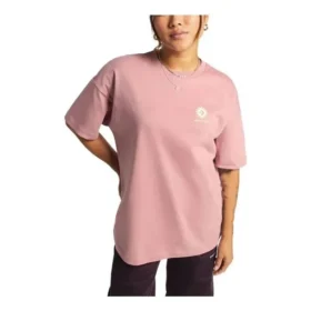 Floral Graphic Crew Tee Asia Sizing “Pink”