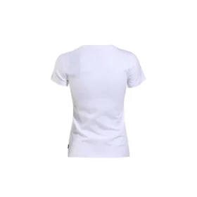 Flowers Printing Short Sleeve White