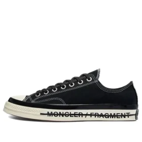 Fragment Design x Moncler x Chuck 70 Low “Black”