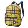 GO LO Plaid Backpack “Yellow”