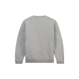 Go-To Chuck Taylor All Star Patch Standard-Fit Fleece Crew Sweatshirt Asia Sizing “Vintage Grey Heather”