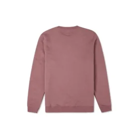 Go-To Embroidered Star Chevron Brushed Back Fleece Crew Sweatshirt Asia Sizing “Maroon”