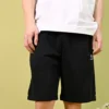 Go-To Embroidered Star Chevron Standard-Fit Fleece Short Asia Sizing “Black”