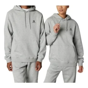 Go-To Embroidered Star Chevron Standard Fit Hoodie Asia Sizing “Vintage Grey Heather”