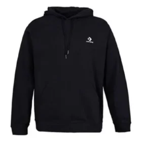 Go-To Embroidered Star Chevron Standard-Fit Pullover Hoodie Asia Sizing “Black”
