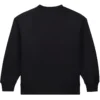 Gold Standard Crew Neck Sweatshirt with Swarovski Crystals Asia Sizing “Black”