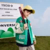 Golf Jacket “Green White”