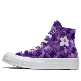 Golf Le Fleur x Chuck 70 Hi “Quilted Velvet Tillandsia Purple”