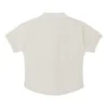 Gradient Letter Embroidery Polo Shirt Asia Sizing “White”