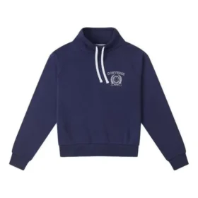 Half Turtleneck Drawstrring Sweater Asia Sizing “Navy”