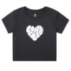 Heart T-Shirt Asia Sizing “Black”