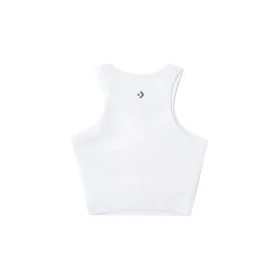 High Neck Knit Tank Top Asia Sizing “White”