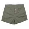 High-Waisted Athletic Shorts Asia Sizing “Olive Green”