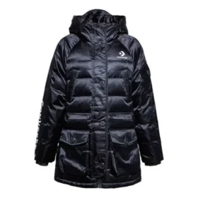 Iridescent Sideline Down Fill Jacket Asia Sizing “Black”