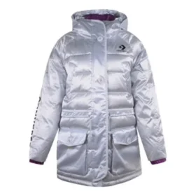 Iridescent Sideline Down Jacket Asia Sizing “Silver”