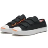 Jack Purcell Low Easy-On “Black Total Orange”