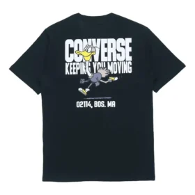 Keep Moving Short Sleeve T-Shirt Asia Sizing “Black”
