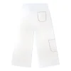 Knit Cargo Straight Casual Pants Asia Sizing “White”