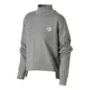 Knit Mock Neck Sweatshirt Asia Sizing “Grey”